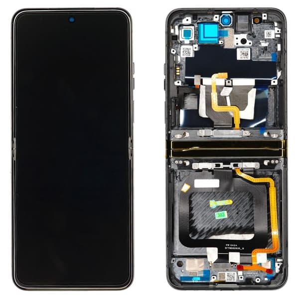 Motorola Razr 40 Ultra LCD Display Indre Original - Sort