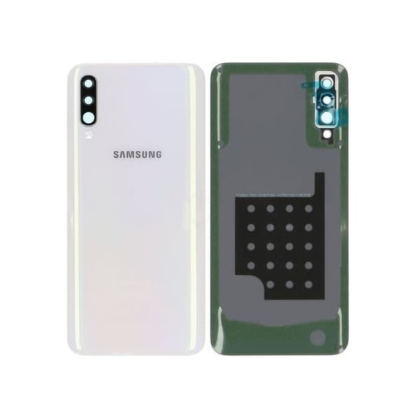 Galaxy A50 Bagcover Hvid