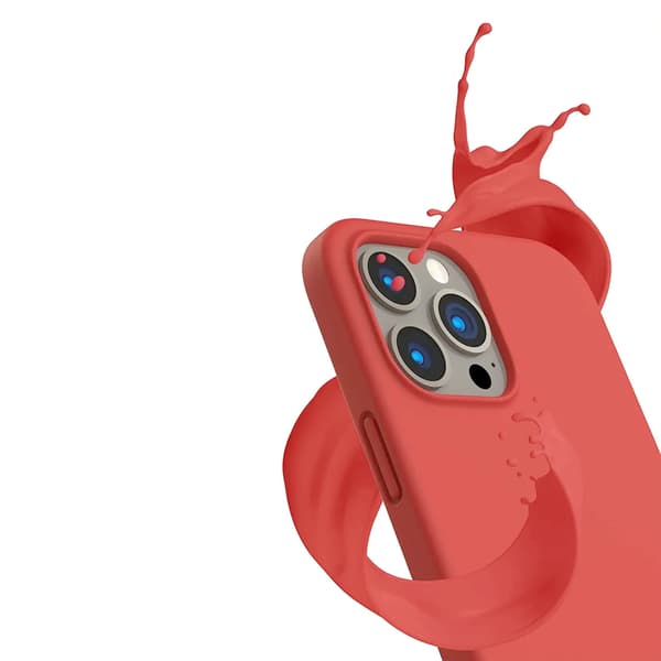 iPhone 12/12 Pro Silikonskal Rvelon - Rosa