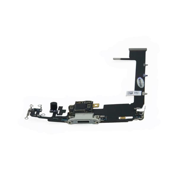 iPhone 11 Pro Max Opladerstik Flexkabel - Sølv