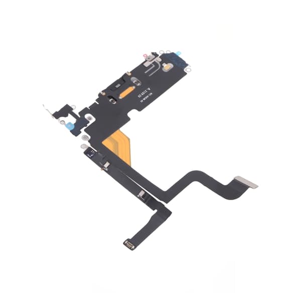 iPhone 13 Pro latausliittimen joustokaapeli - musta