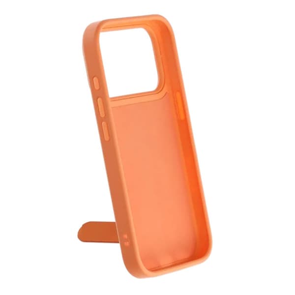 Etui med udfoldeligt roterende stativ til iPhone 17 Pro Max - Orange