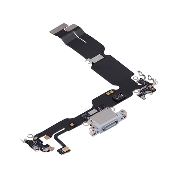 iPhone 15 Plus Opladerstik Flexkabel Blå Original