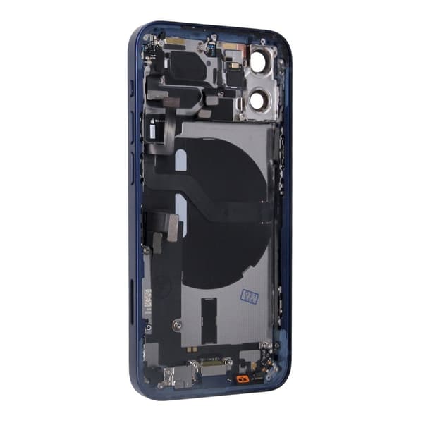 iPhone 12 Mini Baksida med Komplett Ram - Blå