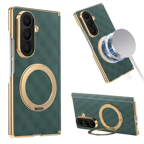 MagSafe-etui med ringstativ Samsung Galaxy Z Fold8 Ultra - Grøn