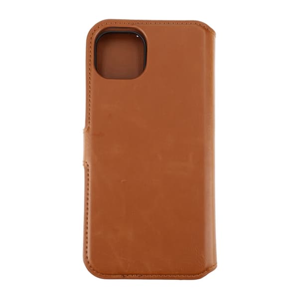 iPhone 15 Plus Plånboksfodral Magnet Rvelon - Brun