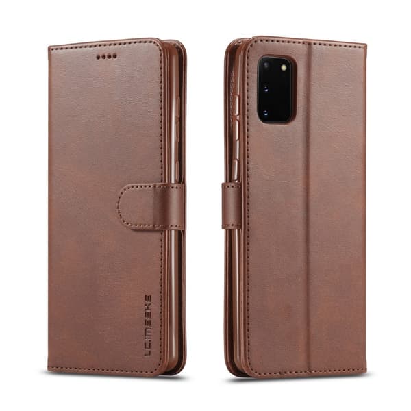 LC. IMEEKE Plånboksfodral för Samsung Galaxy A41 - Brun