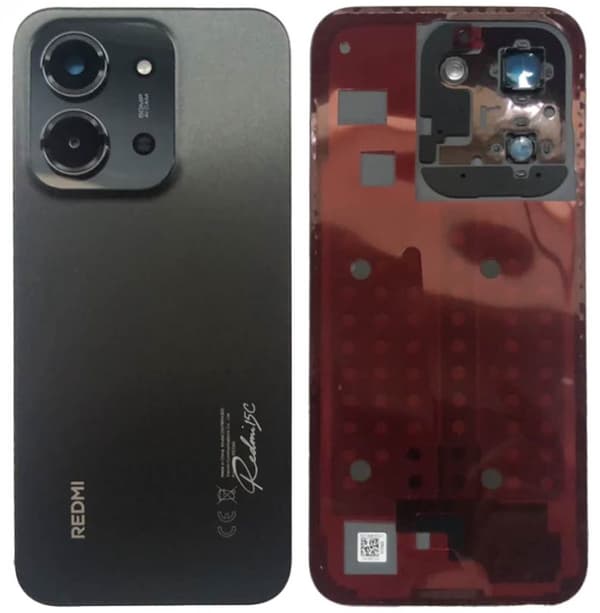 Xiaomi Redmi 15C (4G) Bagcover - Sort Anløbning