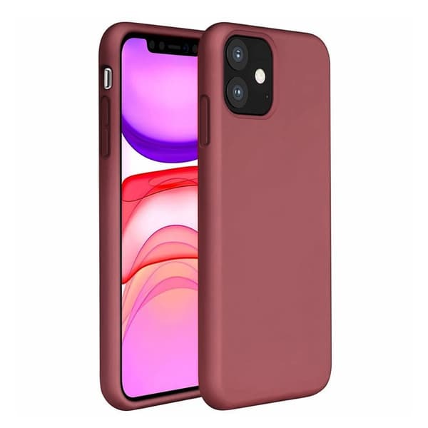 iPhone 11 Silikonskal Rvelon - Vinröd