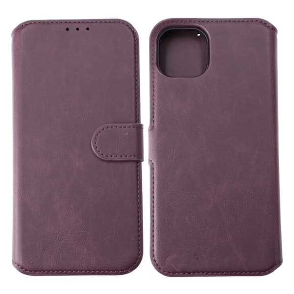 iPhone 15 Plus Plånboksfodral Magnet Rvelon - Lila