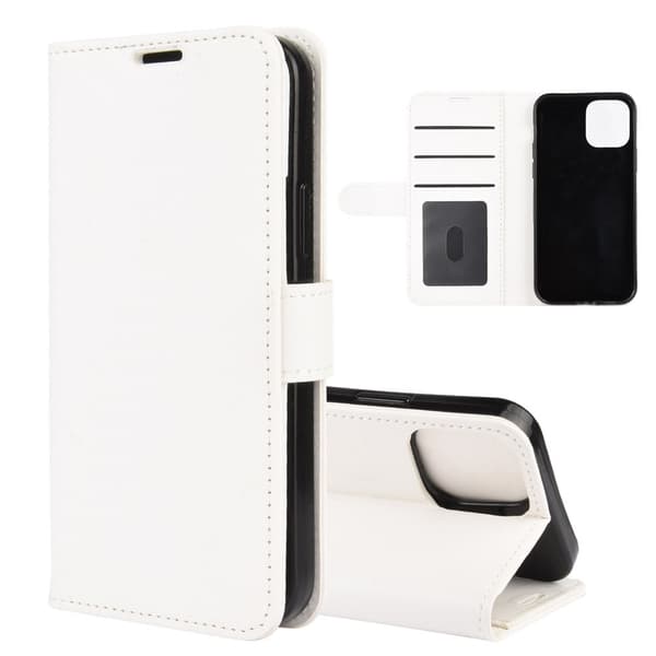 Premium Wallet Cover til iPhone 12/12 Pro - Hvid