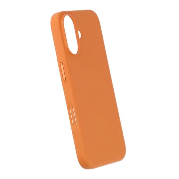 Corrugated Rock Sand Magnetic Case - iPhone 17 Orange