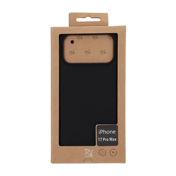 Rvelon Mobilcover Silikone MagSafe til iPhone 17 Pro Max - Sort