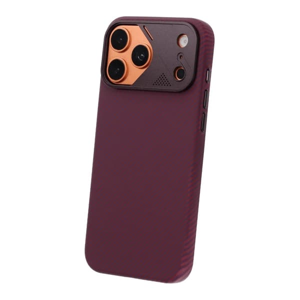 Amru Water Print Phone Case - iPhone 17 Pro Max/18 Pro Max Wine Red