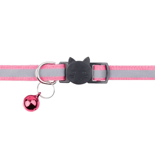Pet Luminous Protective Cover Collar Pink