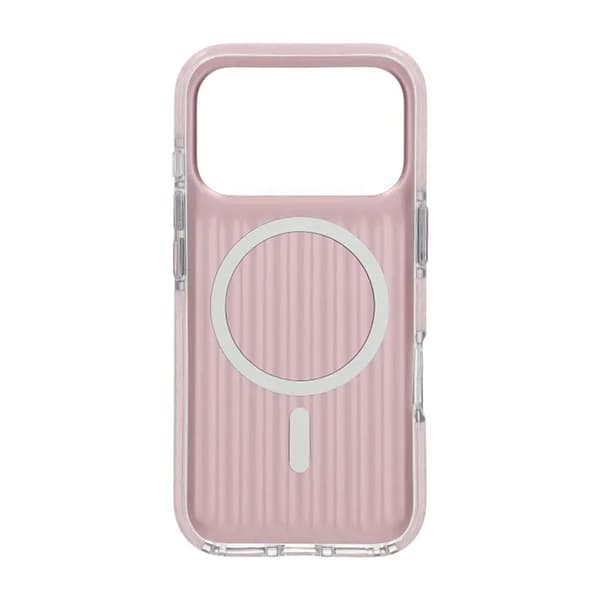 Mobilskal Korrugerad Magsafe för iPhone 17 Pro - Rosa