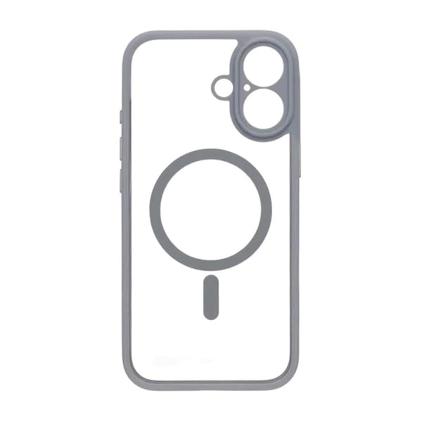 Etui til iPhone 17 med MagSafe og kamerabeskyttelse i grå