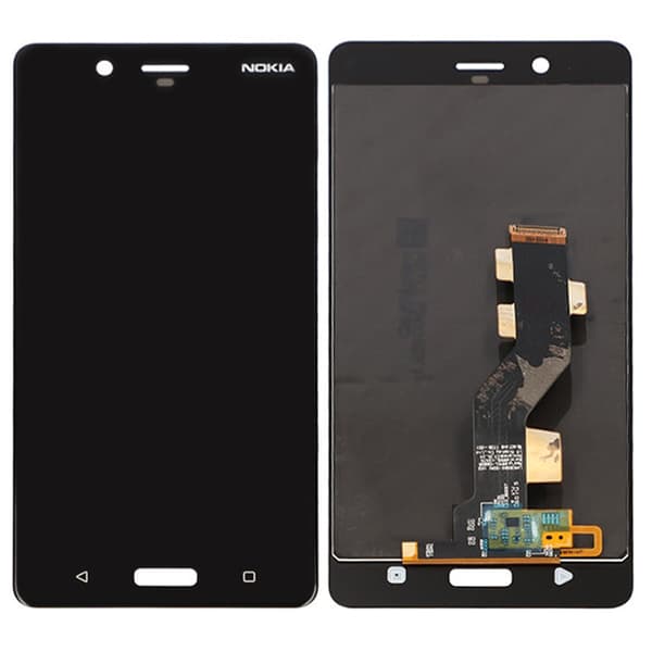 Nokia 8 LCD-näyttö OEM Musta