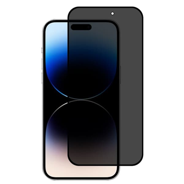 iPhone 15 Pro -näytönsuoja yksityisyyden suoja - Musta