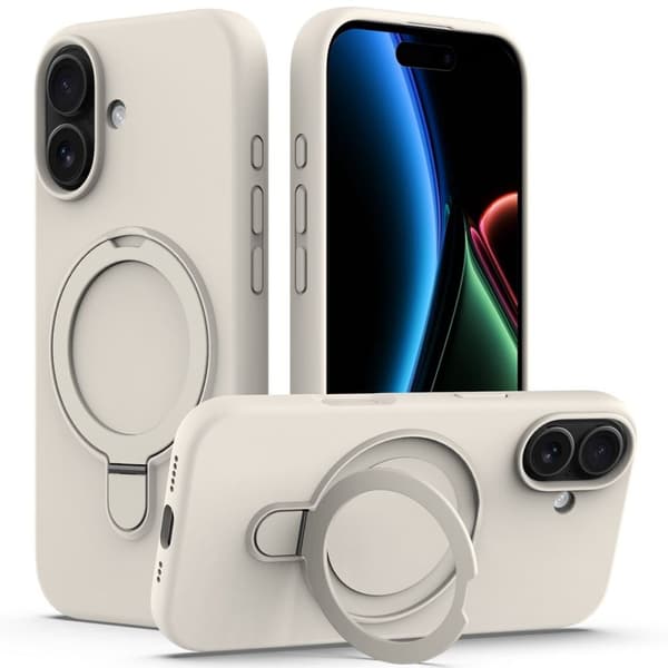 iPhone 17 Skal MagSafe Stöd - Beige