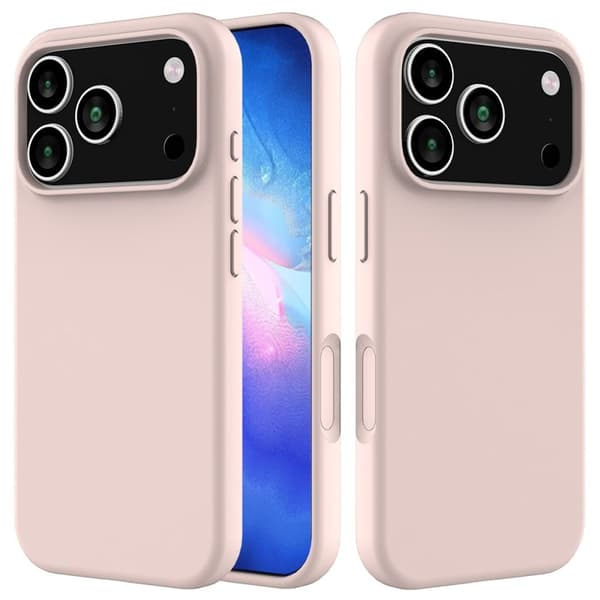 iPhone 17 Pro Silikone Telefon Cover - Pink