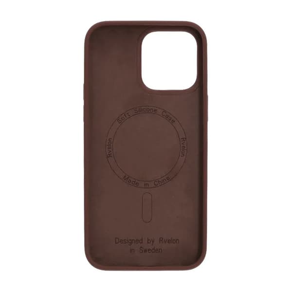 Rvelon Cover Silikone MagSafe til iPhone 14 Pro Max - Brun