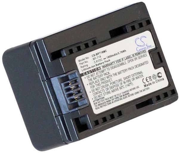 Batteri til BP-718 erstatningsbatteri
