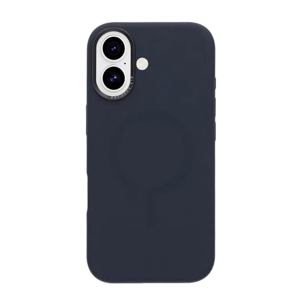 Metal Eagle Eye Liquid Magnetic Silicone Case iPhone 17 Blue