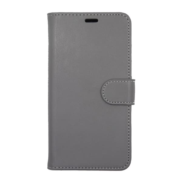 iPhone X/XS Plånboksfodral Magnet Läder med Stativ - Grå