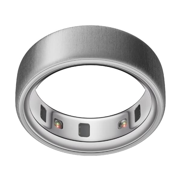 Oura Ring 4 Smart Ring Børstet Sølv Størrelse 11 - Ny stand