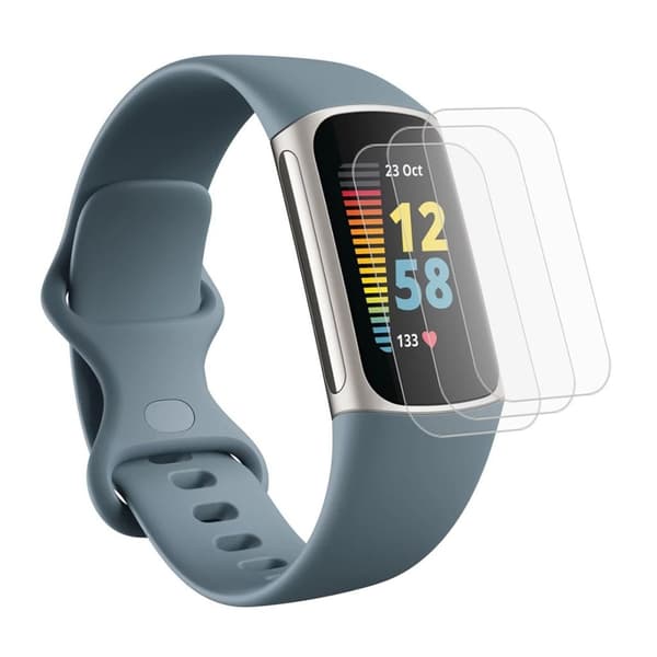 Fitbit Charge 5/6 Smartwatch Skärmskydd, 3-pack