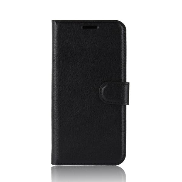 Litchi Cover til Huawei Mate 20 Lite - Sort