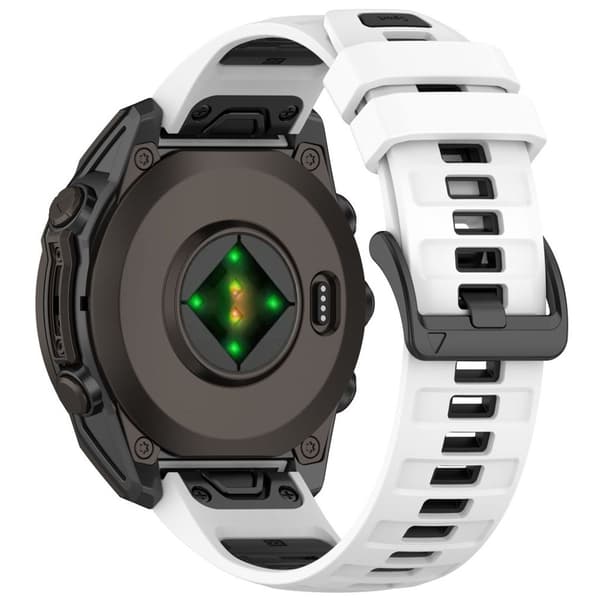 Garmin Fenix 8 43mm osv. Urrem - Hvid, Sort