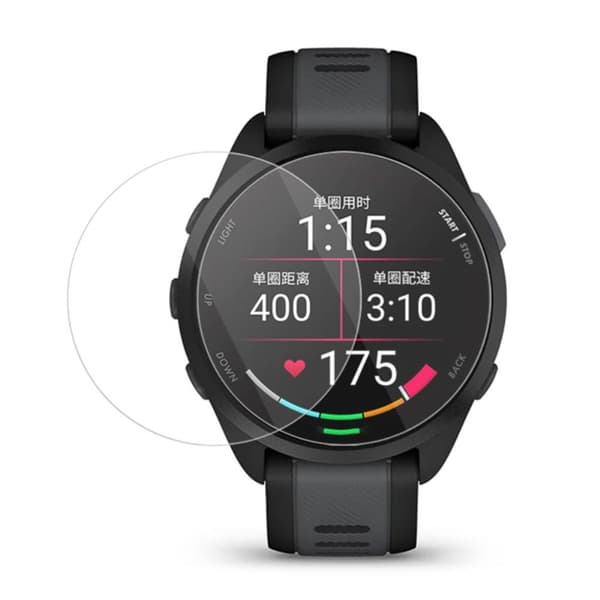 Garmin Forerunner 165 Skärmskydd Härdat Glas 2-pack - Transparent