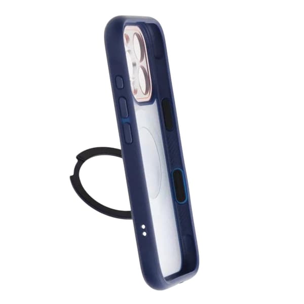 Cover med roterbart MagSafe-stativ til iPhone 16 Pro Max - Blå