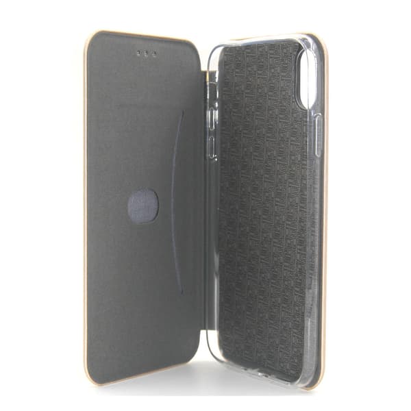 Mobilfodral med Stativ iPhone XR - Guld