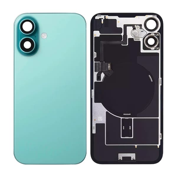 iPhone 16 Bagglas med smådele - Grøn