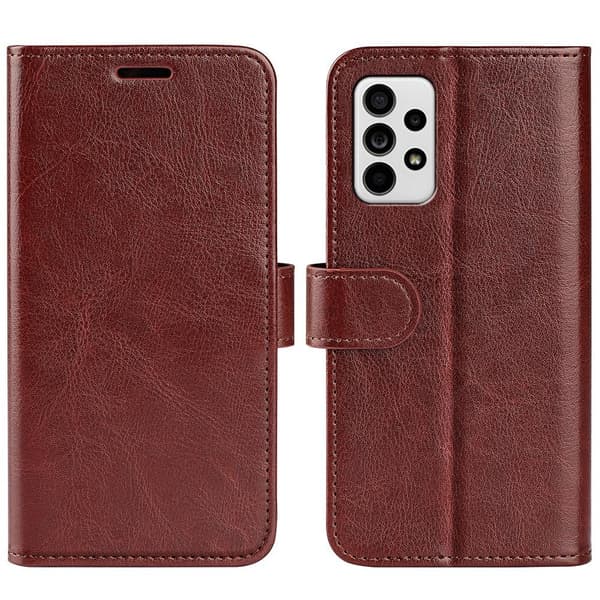 Samsung Galaxy A33 5G plånboksfodral - Brun
