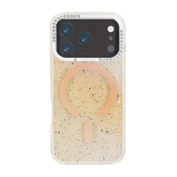 Glitter Diamond Magnetic Case - iPhone 17 Pro Max Gold