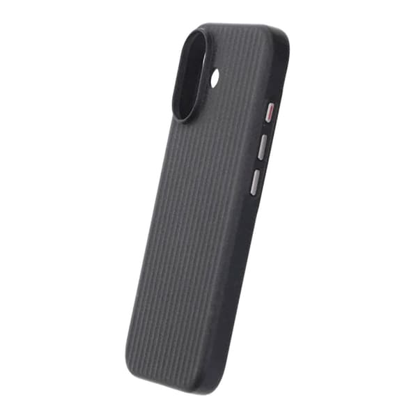 Bølget Rock Sand Magnetisk Cover - iPhone 17 Sort