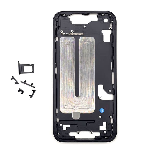 iPhone 16e -keskikehys - Musta