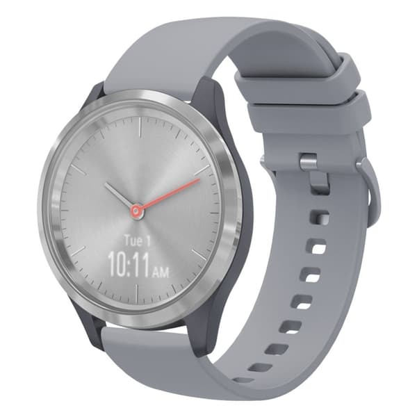 Garmin Vivomove 3S silikoninen kellon ranneke - harmaa
