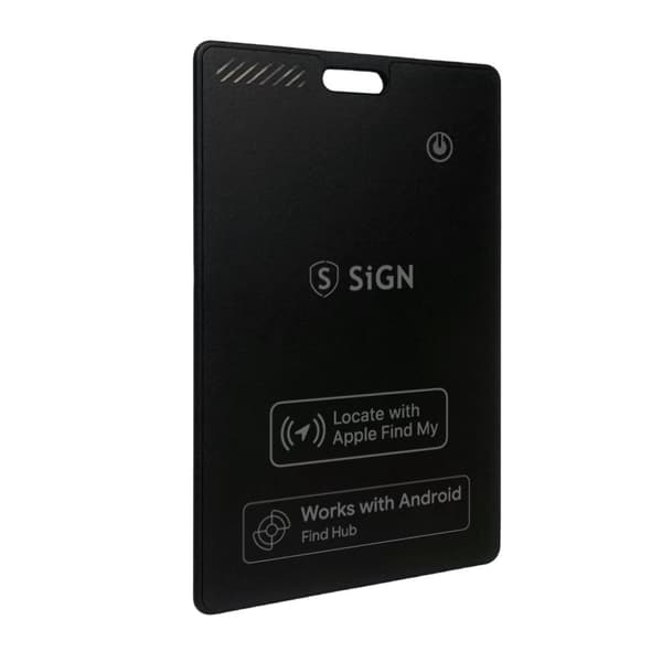 SiGN Ultra Slim Lokationsfinder Bluetooth Tracker til Pung SmartCard – Sort