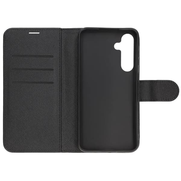 Flip Stand Læderpung Etui Til Samsung Galaxy A35 Sort