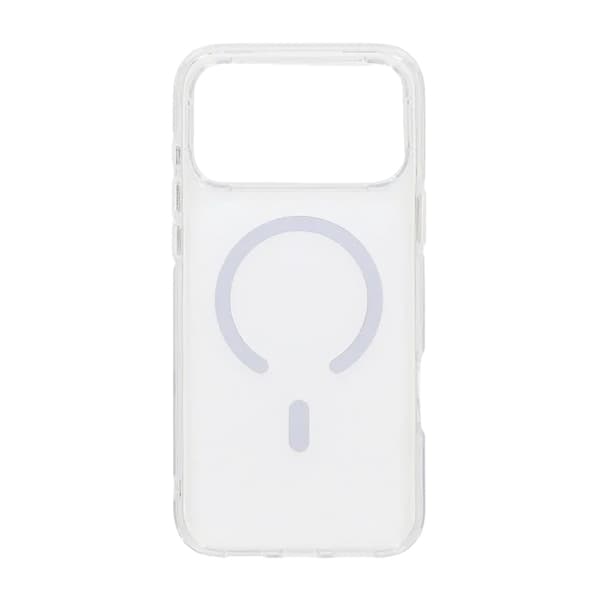 Mobilskal TPU med Magsafe för iPhone 17 Pro - Vit/Transparent