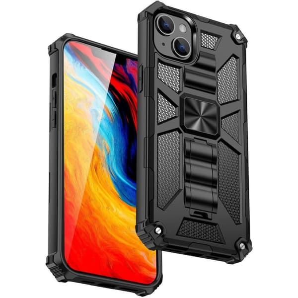 iPhone 14 Plus Cover med Støttefod - Sort