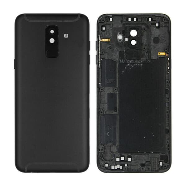 Samsung Galaxy A6 Plus 2018 SM-A605F Bagcover - Sort
