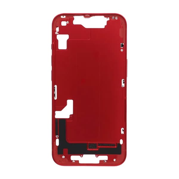 iPhone 14 Bagside med Komplet Ramme OEM - Rød