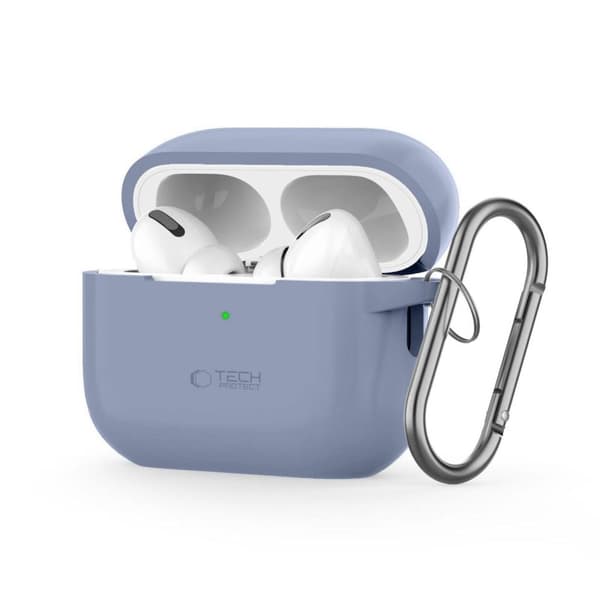 Tech-Protect Silikone Hook Case til AirPods Pro 1 / 2 - Blå