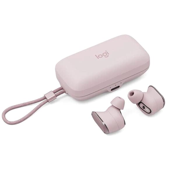 Logitech Zone True Wireless InEar Headphones with Active Noise Cancellation ANC  Rose